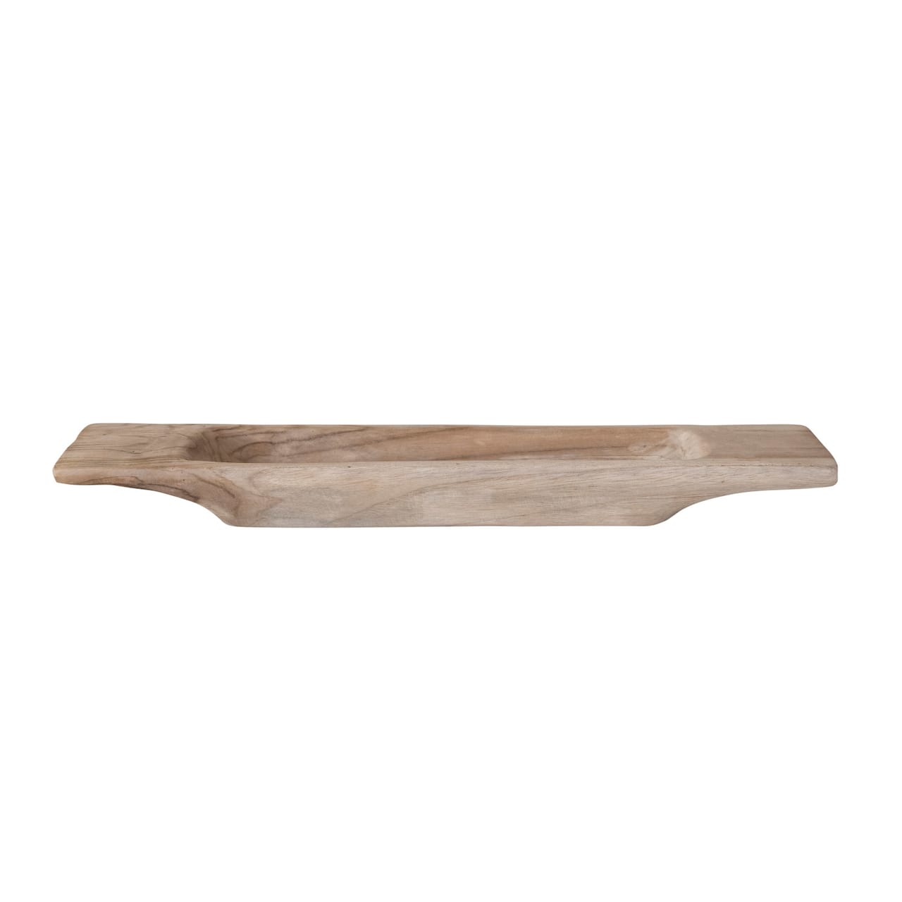 Hello Honey® 19.75" Natural Teakwood Trug with Handles
